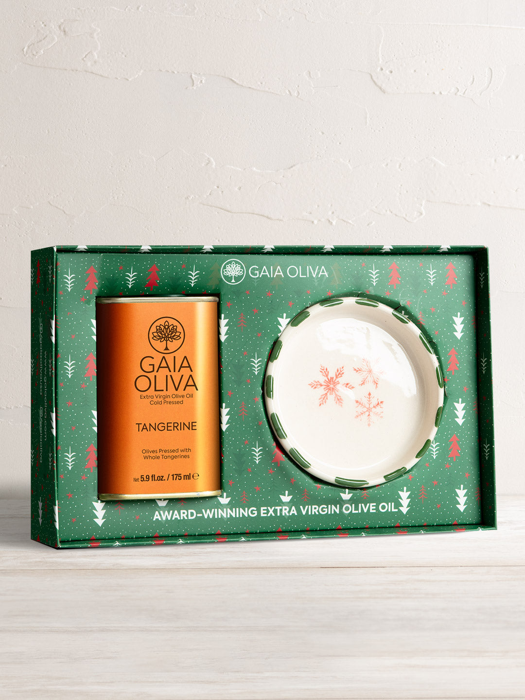 Tangerine Olive Oil & Ceramic Dipping Dish Gift Set