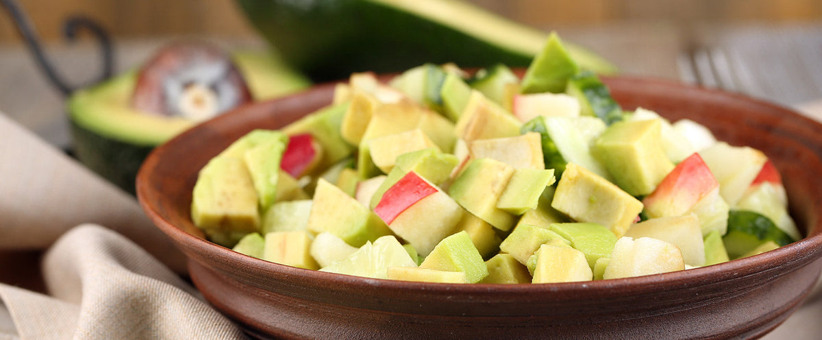 Apple Avocado Salad with Gaia Oliva Extra Virgin Olive Oil