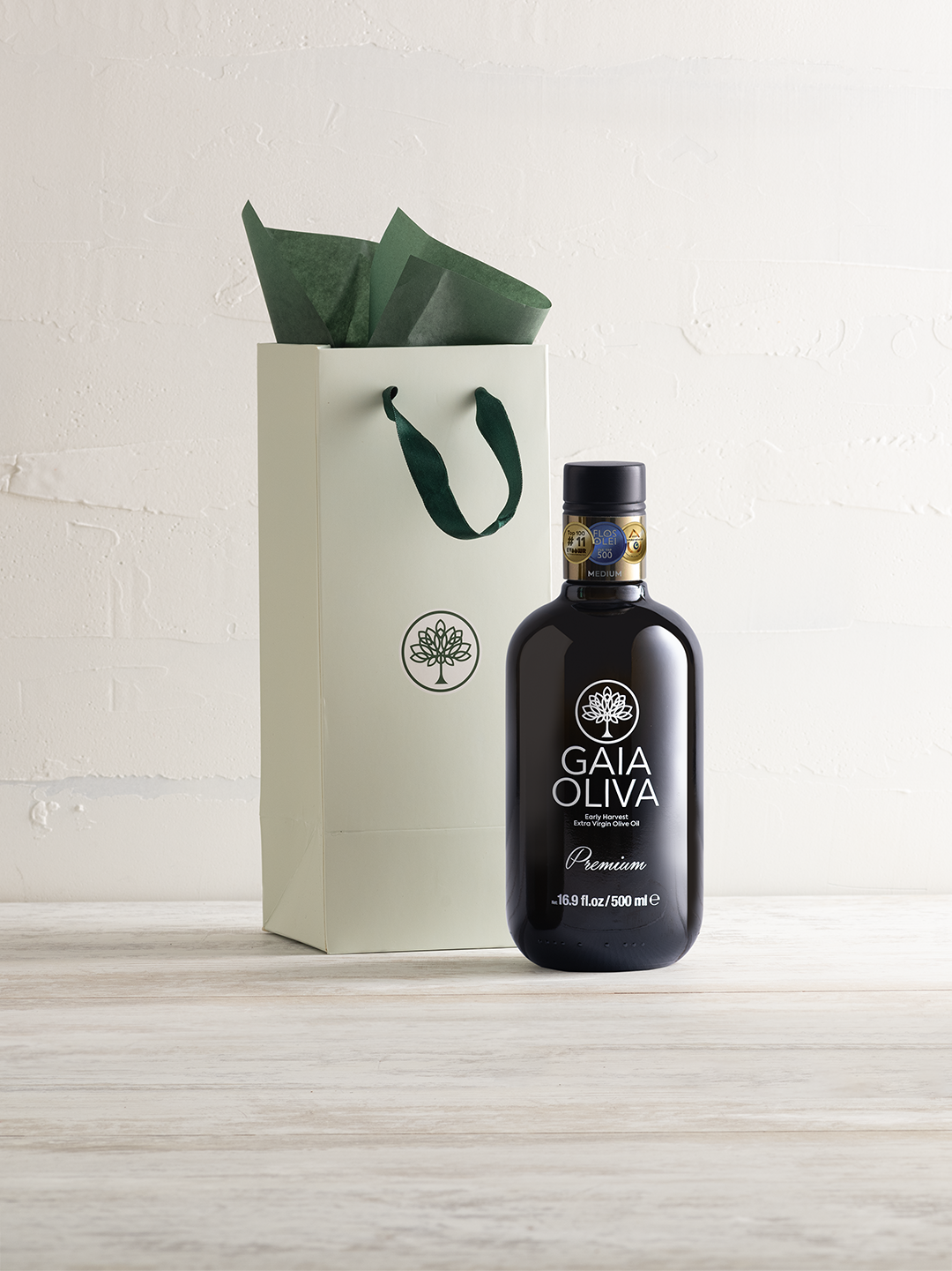 Ayvalik Early Harvest Olive Oil Gift Bag with 500 ml bottle ayvalik olive oil